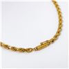 Image 3 : 3mm 14k yg Solid Rope Chain 18 inch