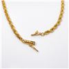 Image 4 : 3mm 14k yg Solid Rope Chain 18 inch