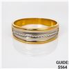 Men's 14k TT Wedding Band