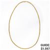 10k yg 22 inch Rope Chain