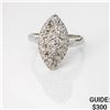 Image 1 : 10k wg Diamond Filigree Ring