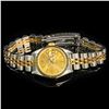 Image 2 : Rolex Lady Datejust Champagne Dial 18K Gold