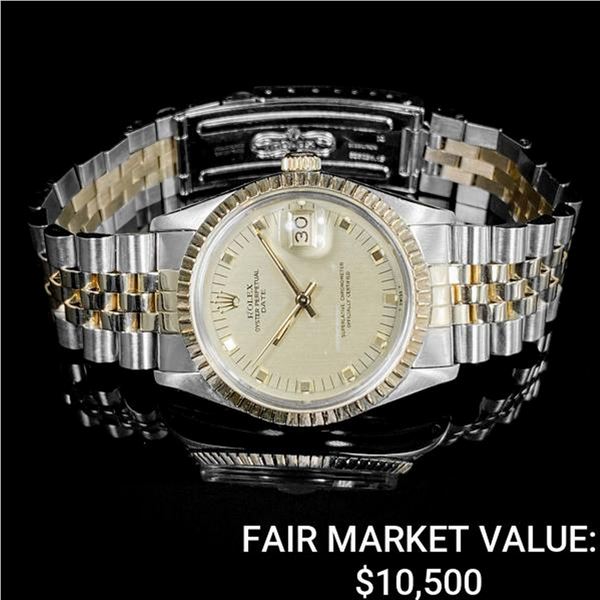 Rolex Lady Date Champagne Dial SS & 18K Gold