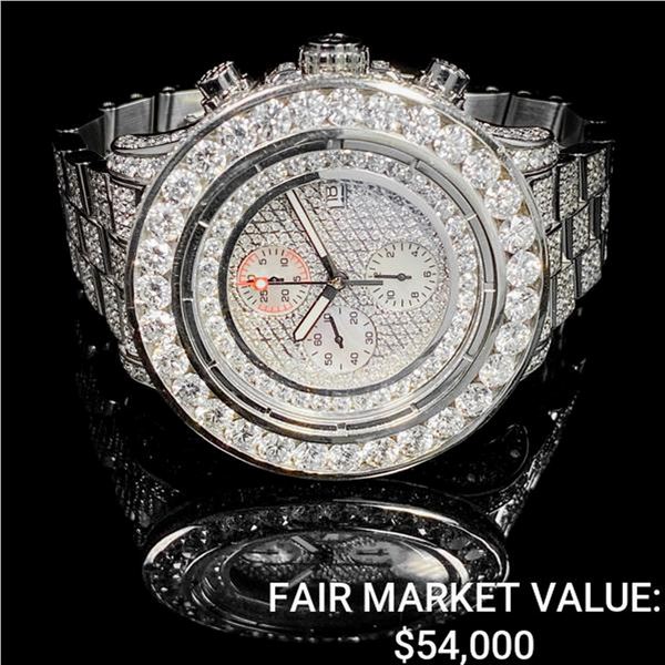 Breitling Super Avenger Pave Dia. Dial SS 32CTW