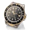 Image 8 : Men's Rolex GMT Master II SS & 18k Gold w/ Black Dial