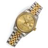 Image 7 : Men's Rolex Datejust SS & 18k Gold w/ Champagne Dial