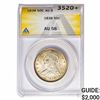 1838 Capped Bust Half Dollar ANACS AU58