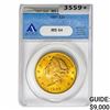 1897 $20 Gold Double Eagle ANACS MS64