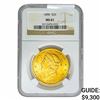 Image 1 : 1898 $20 Gold Double Eagle NGC MS61