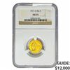 1911-D $2.50 Gold Quarter Eagle NGC AU55