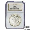 Image 1 : 1891-CC Morgan Silver Dollar NGC MS61