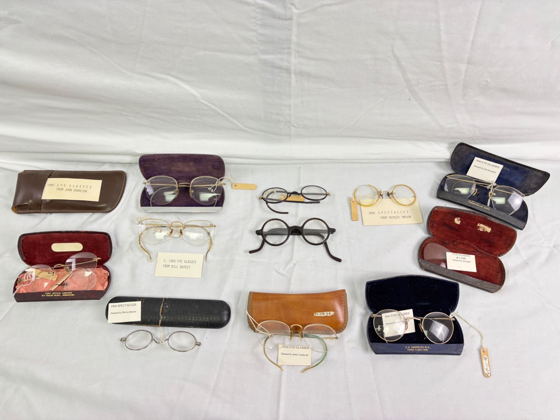 Spectacle Collection Collection of Vintage Eye Glasses & Spectacles - Sunrise Estate ...