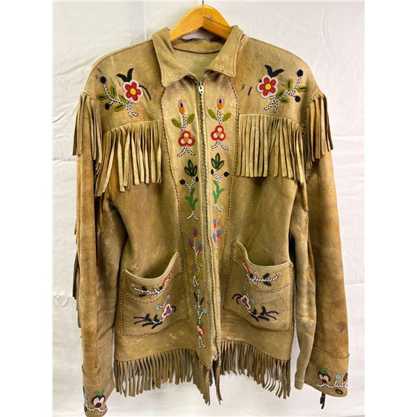 Beaded Deer Hyde Jacket
