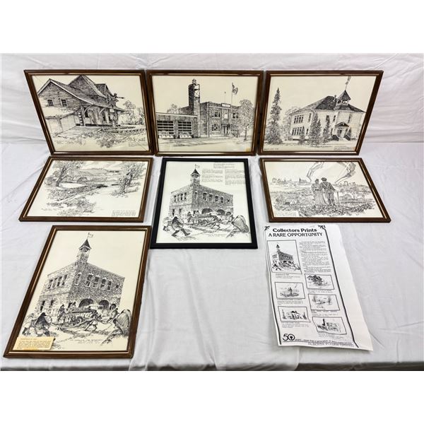 Framed Alberta Collector's Prints