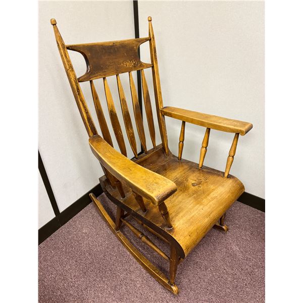 Vintage Wooden Rocking Chair