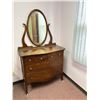 Image 1 : Antique Dresser with Mirror