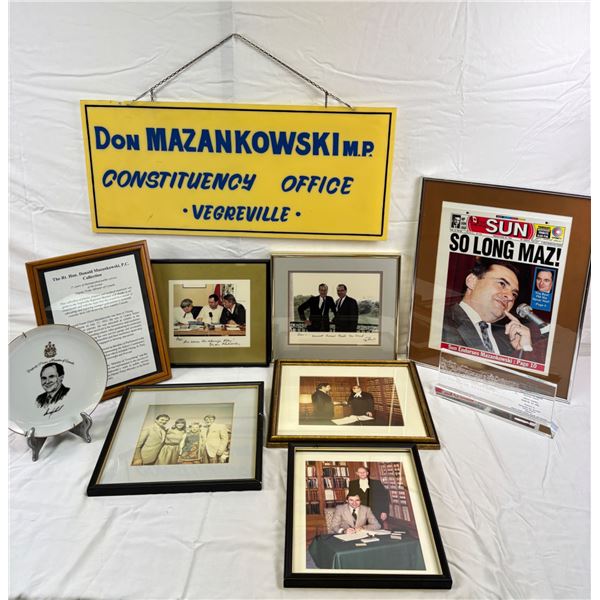 Don Mazankowski Memorabilia