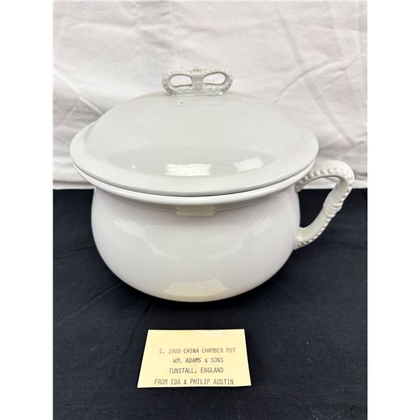 C.1900 Porcelain Chamber Pot