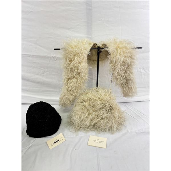 Vintage Lamb Fur Accessories