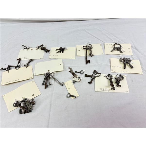 Assortment of Skeleton Keys