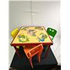 Image 1 : Children's Table and 3 Wood Chairs