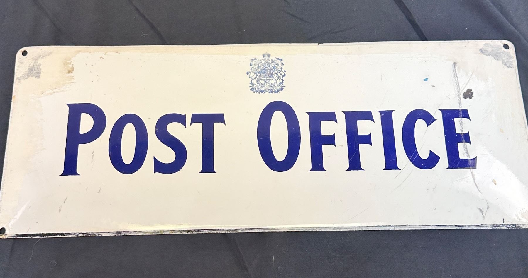 Post Offie Sign Metal Post Office Sign