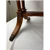 Image 2 : Vintage Clawfoot Glass-Top Table