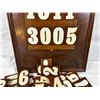 Image 3 : Wooden Numerical Sign