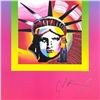 Image 2 : Peter Max "Liberty Head on Blends Ver II" Limited Edition Lithograph on Paper
