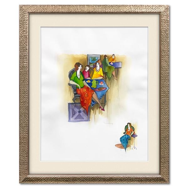 Itzchak Tarkay (1935-2012) Original Watercolor on Paper