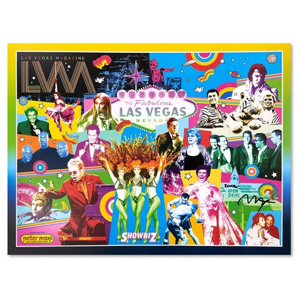 Peter Max "Las Vegas" Poster Poster on Paper