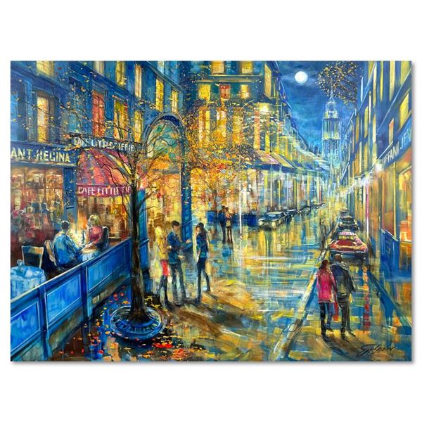Vadik Suljakov "Night Out" Original Oil on Canvas
