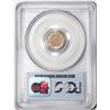 Image 3 : 1861 Three Cent Silver Coin PCGS MS62