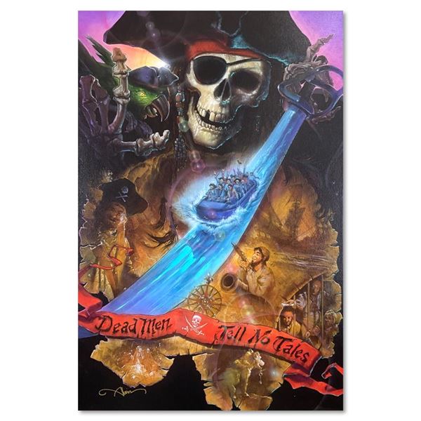 John Alvin (1948-2008) "Dead Men Tell No Tales" Limited Edition Giclee on Canvas