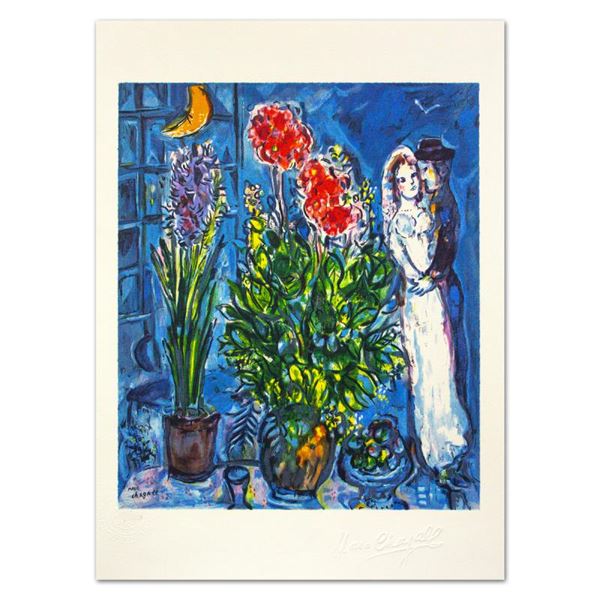Marc Chagall (1887-1985) "Les Maries" Limited Edition Lithograph on Paper
