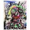 Image 1 : Paul Kostabi "Excited by Color" Original Mixed Media on Paper