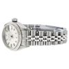 Image 6 : Rolex Ladies Stainless Steel Silver Index Date Wristwatch