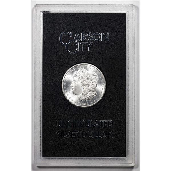 1884-CC $1 Morgan Silver Dollar Coin GSA Hoard Uncirculated