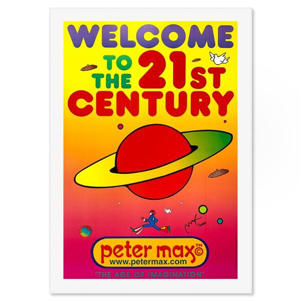 Peter Max "Age of Imagination" Poster Poster on Paper