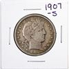 Image 1 : 1907-S Barber Half Dollar Coin