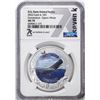 Image 1 : 2022 Cook Islands $5 Connecticut Sperm Whale Silver Coin NGC MS70