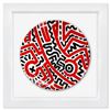 Image 1 : Keith Haring (1958-1990) Framed Limited Edition Fine Bone China Plate