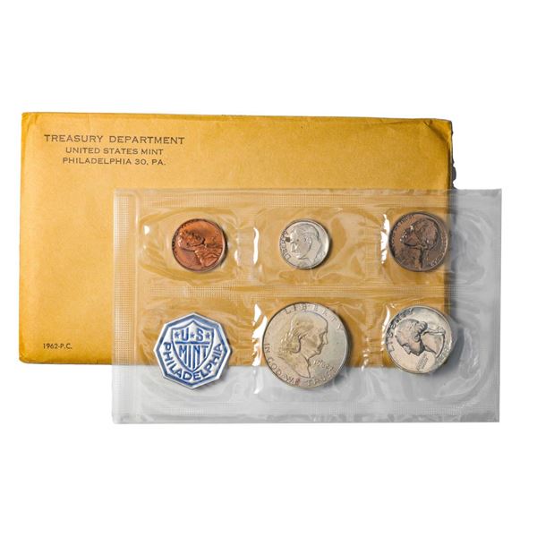 1962 (5) Coin Proof Set in Envelope