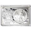Image 1 : 2003 $1 American Silver Eagle Coin & 2oz Silver Bar Set