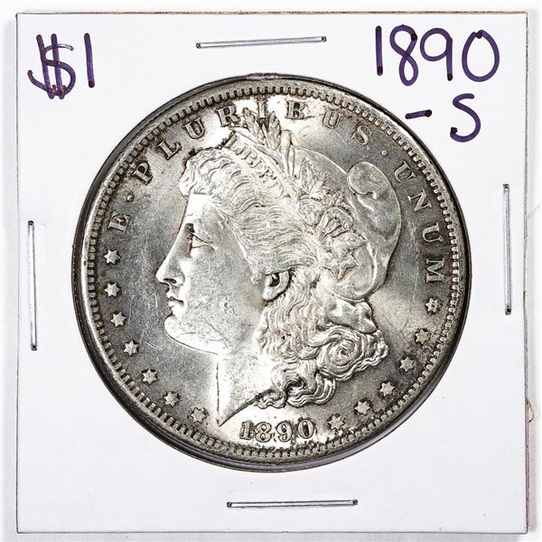 1890-S $1 Morgan Silver Dollar Coin