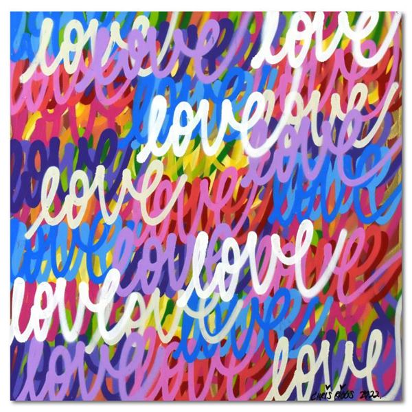 Chris Riggs "Love" Original Acrylic on Canvas