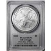 Image 2 : 2023 $1 American Silver Eagle Coin PCGS MS70 First Day of Issue Damstra Signature