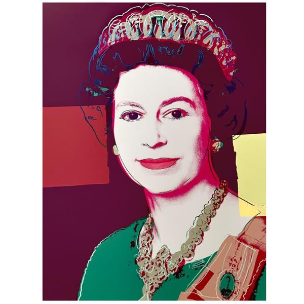 Andy Warhol "Queen Elizabeth II" Limited Edition Serigraph on Board