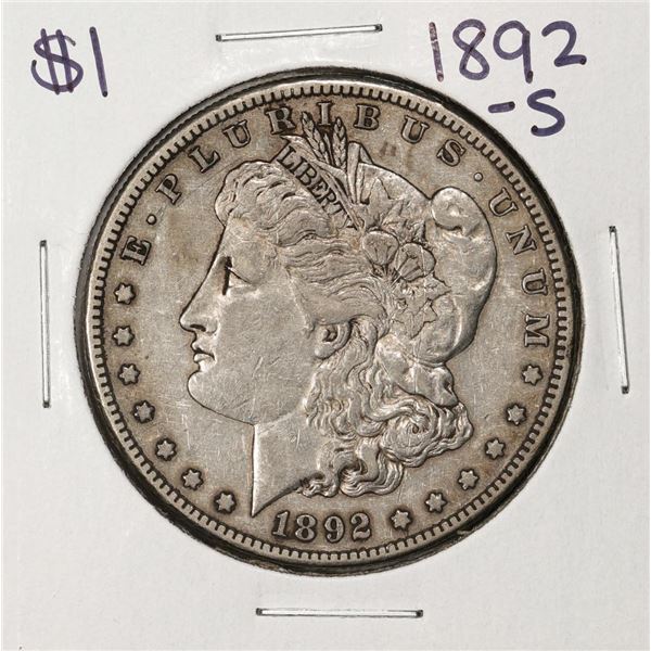 1892-S $1 Morgan Silver Dollar Coin