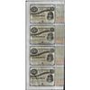 Image 1 : Uncut Sheet of (4) State of Louisiana Baby Bond Obsolete Notes